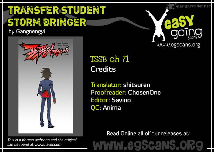 Transfer Student Storm Bringer 71 2