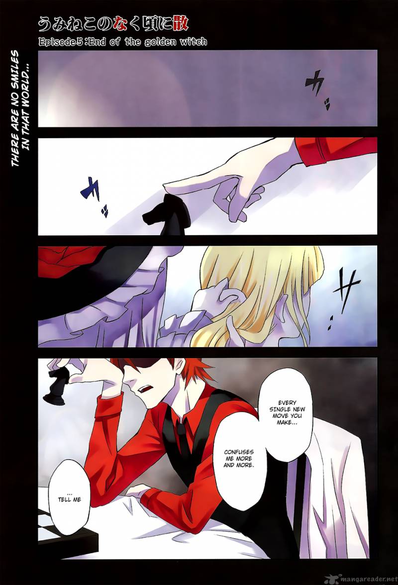 Umineko No Naku Koro Ni Chiru Episode 5 End Of The Golden Witch 1 2
