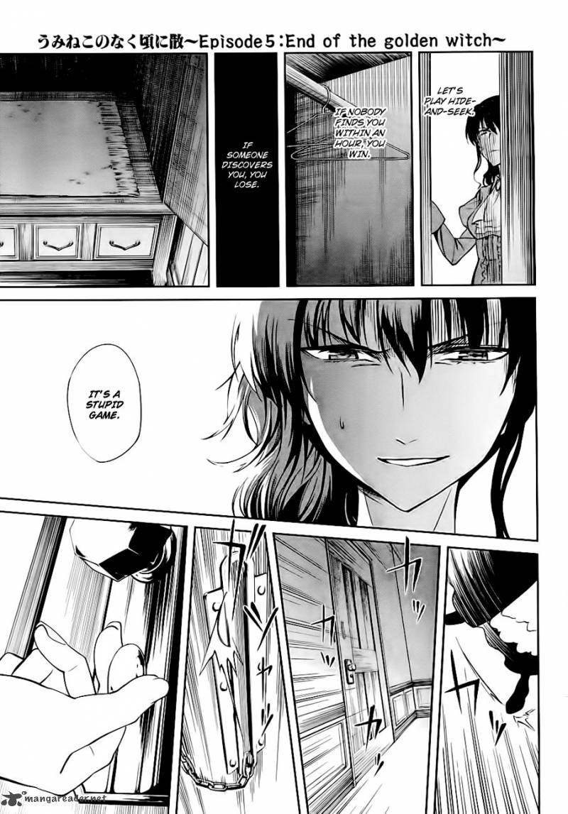 Umineko No Naku Koro Ni Chiru Episode 5 End Of The Golden Witch 19 25