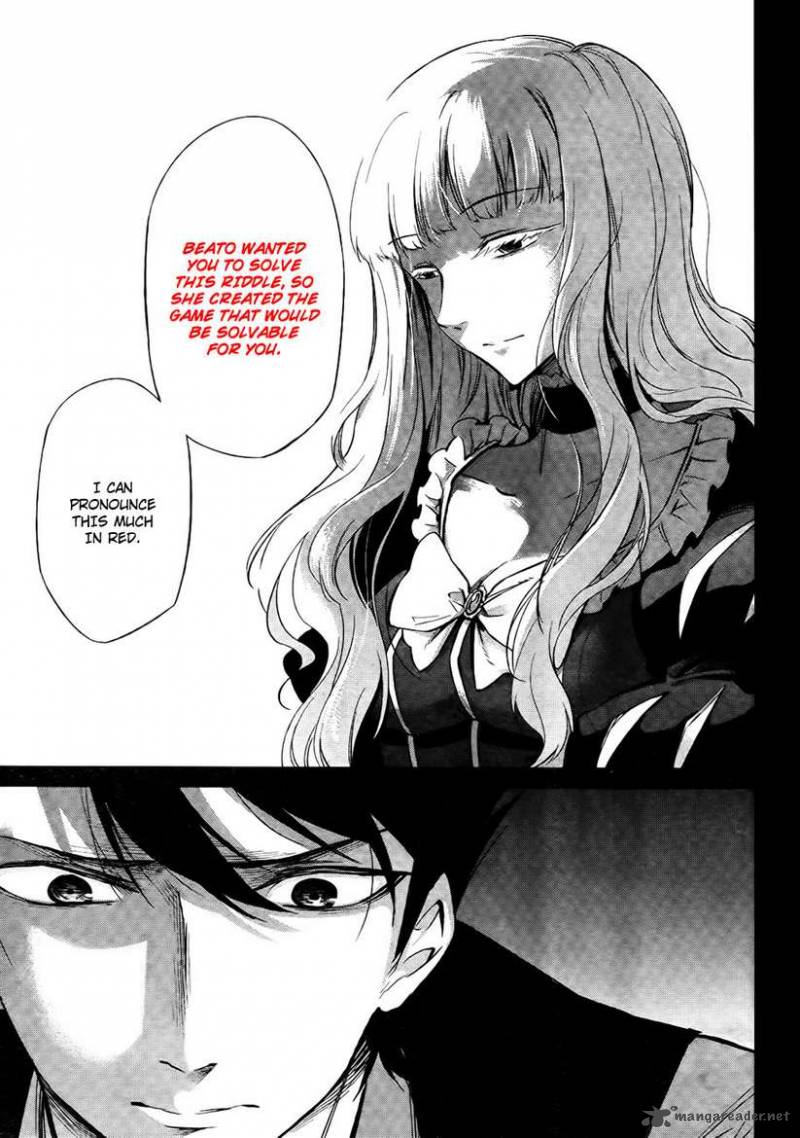 Umineko No Naku Koro Ni Chiru Episode 5 End Of The Golden Witch 26 11