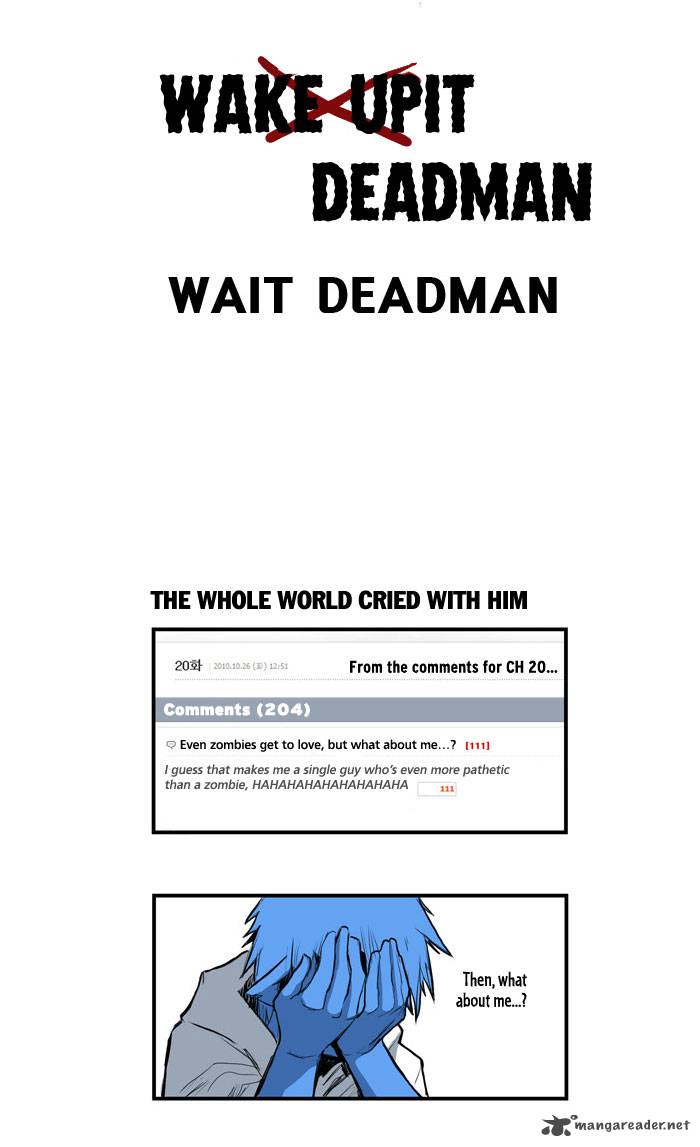 Wake Up Deadman 21 20