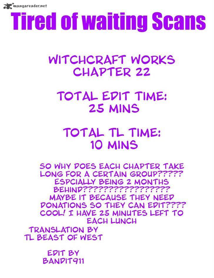 Witch Craft Works 22 20