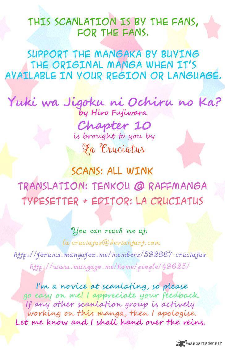 Yuki Wa Jigoku Ni Ochiru No Ka 10 1